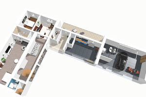 Prodej RD s dvojgaráží, saunou, vířivkou a bazénem, Svatava u Černovic